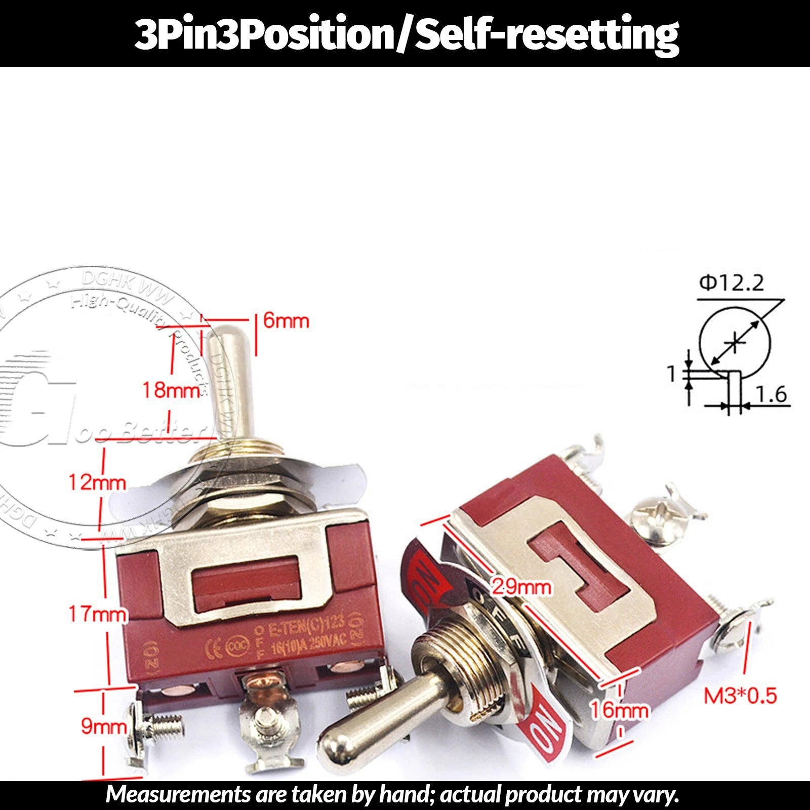 Miniature Toggle Switch — SPST/SPDT, 2–12 Pin, MTS/E-TEN/RLS Series, 79 Types