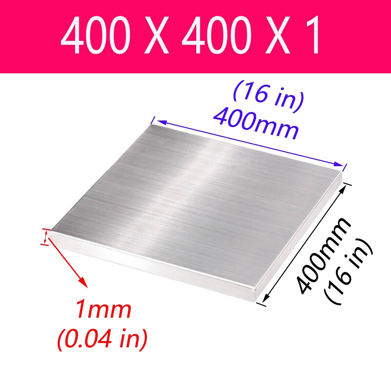 Stainless Steel Sheet Bright Polish 0.6mm - 10mm Thick Many Size Grade A2 304