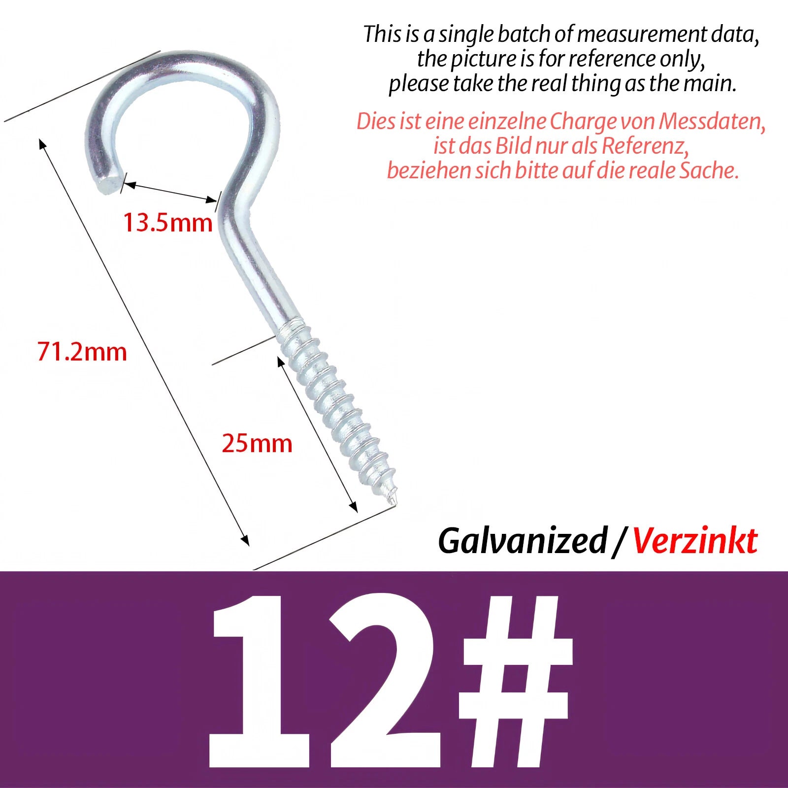 Screw-In Eye Hooks & Open Hooks — Nickel, Zinc & 304 Stainless, 16–106mm, All Sizes