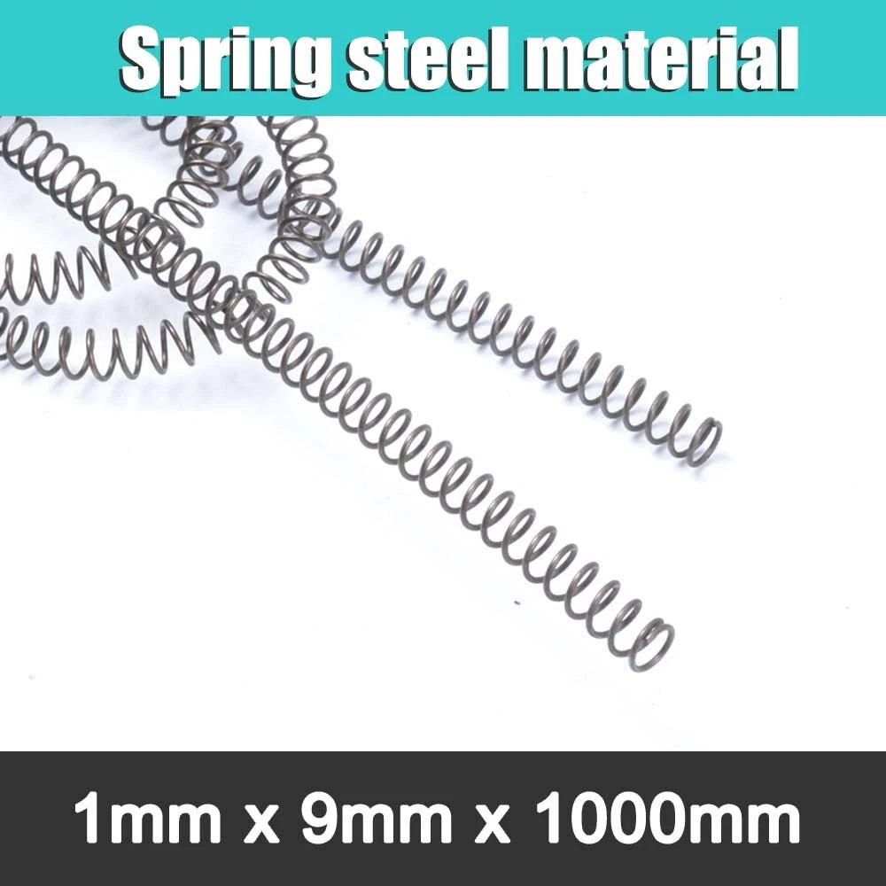 1000mm length Spring Stee Wire 0.3mm-6mm ,OD 6mm-60mm Compression Spring 1 Meter