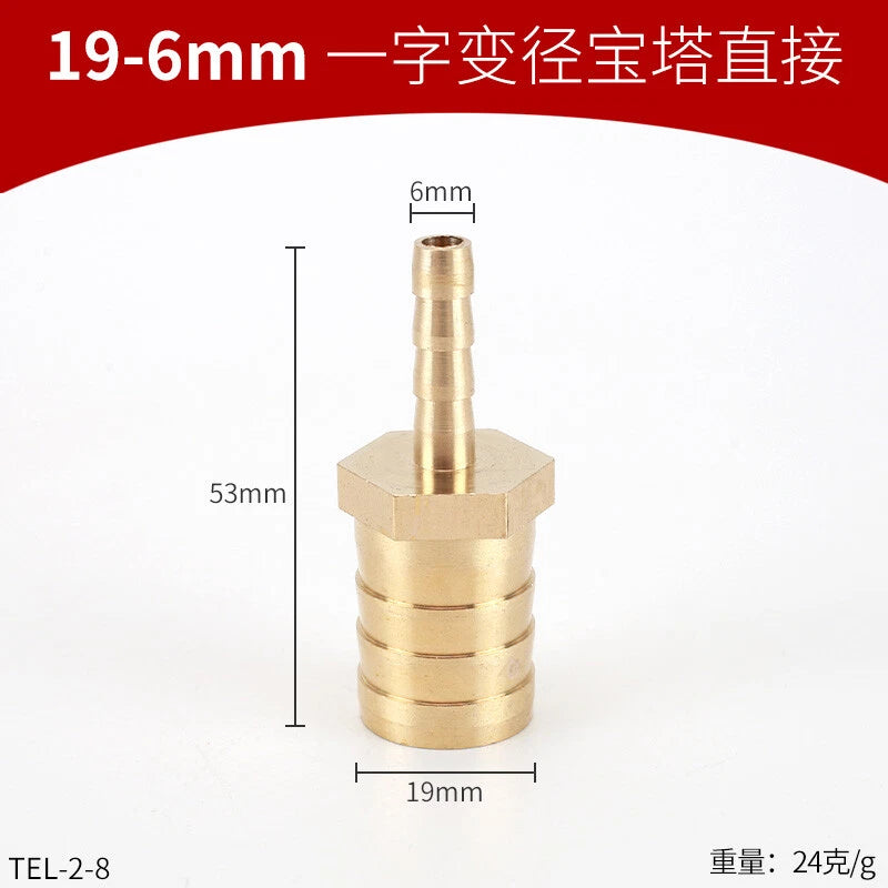 Brass Reducing Hose Fittings – Straight, L, T & Y Connectors for Gas & Air Tube