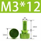 M3 M4 Anodized Aluminum Thumb Screws — Knurled Head Hand Bolts for PC Case, Fishing Rigs & DIY Projects