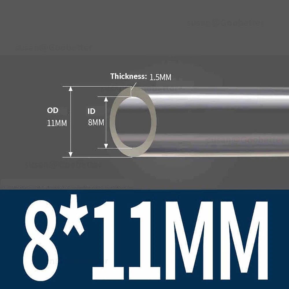 Clear Flexible PVC Tubing — Plastic Hose for Air, Water, Aquarium & Pond