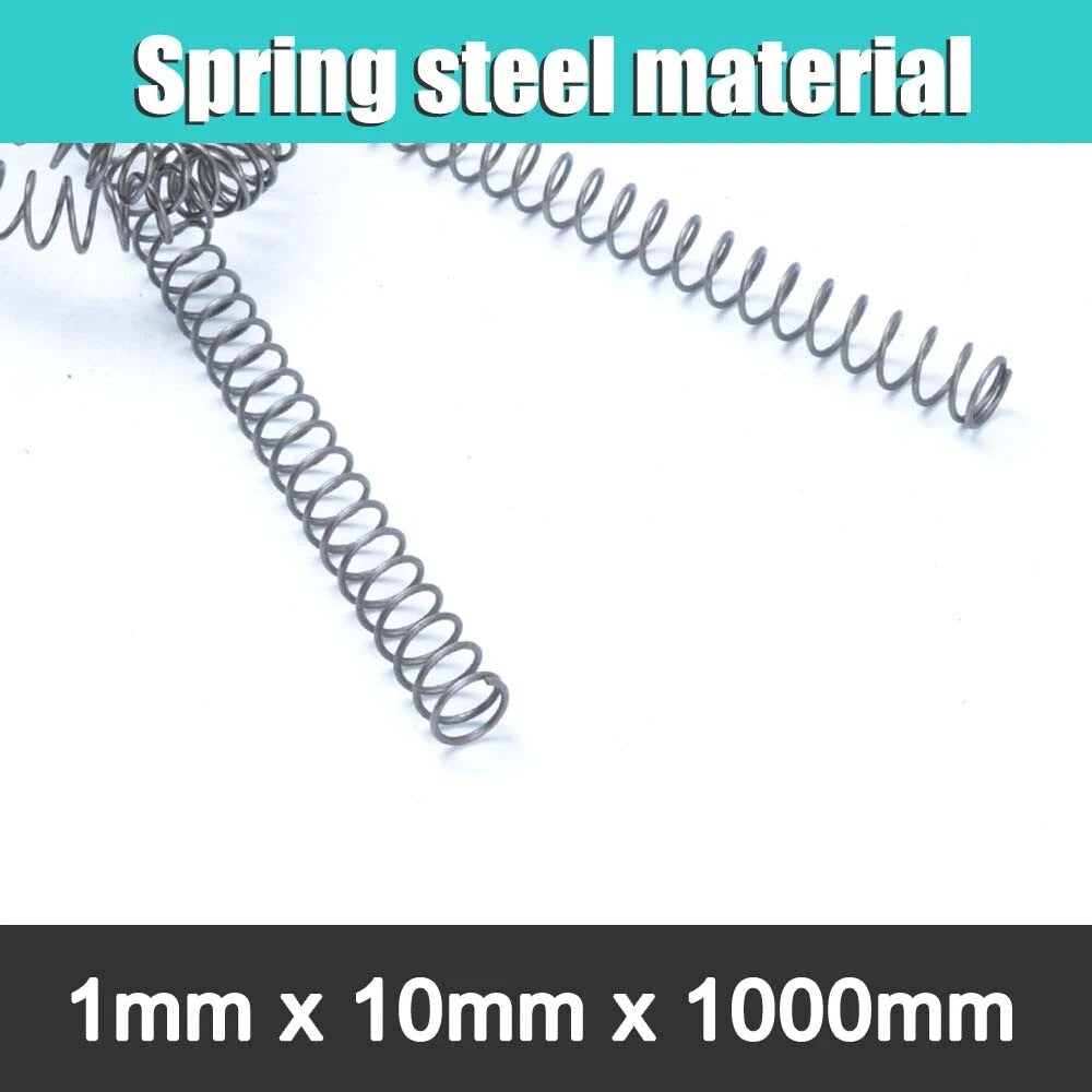 1000mm length Spring Stee Wire 0.3mm-6mm ,OD 6mm-60mm Compression Spring 1 Meter