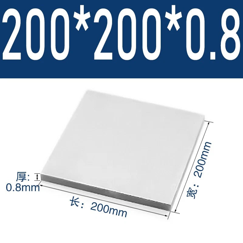 304 Stainless Steel Sheet Plate 0.3mm 0.5mm 0.8mm 1mm 2mm 3mm 4mm 5mm Thick