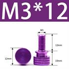 M3 M4 Anodized Aluminum Thumb Screws — Knurled Head Hand Bolts for PC Case, Fishing Rigs & DIY Projects