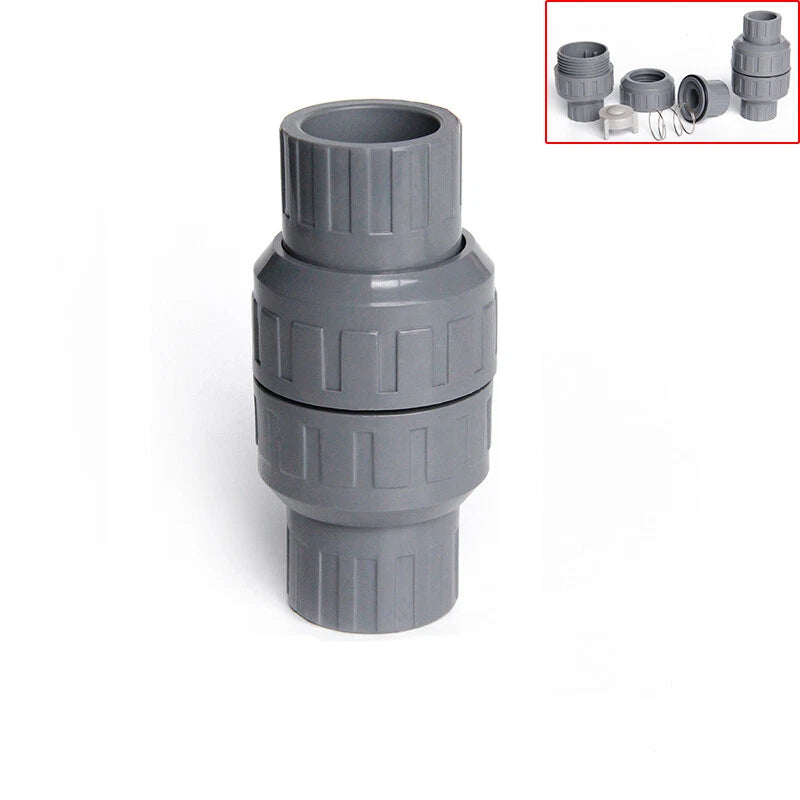Grey PVC 32mm ID Pressure Pipe Fittings Metric Solvent Weld Various Parts