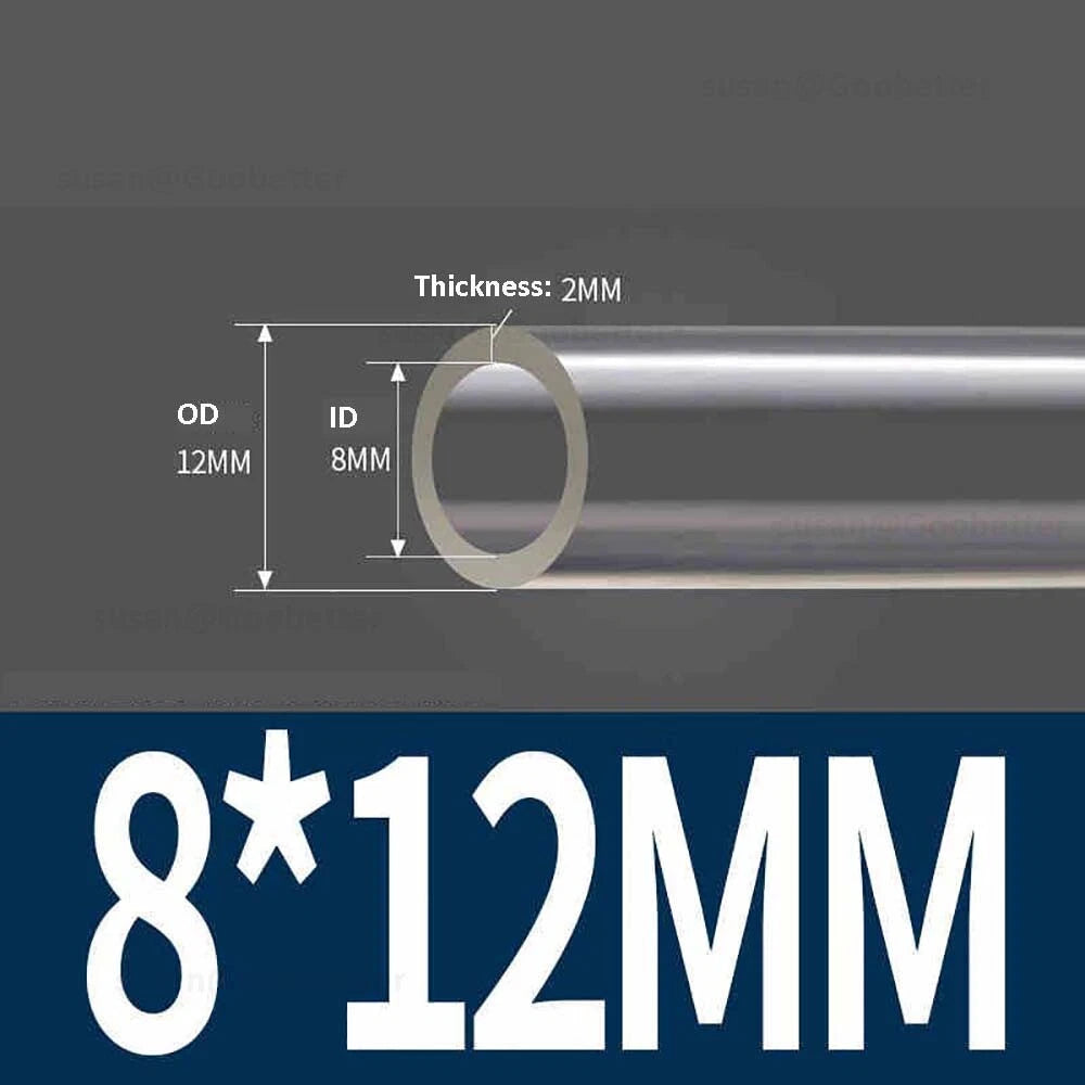 Clear Flexible PVC Tubing — Plastic Hose for Air, Water, Aquarium & Pond