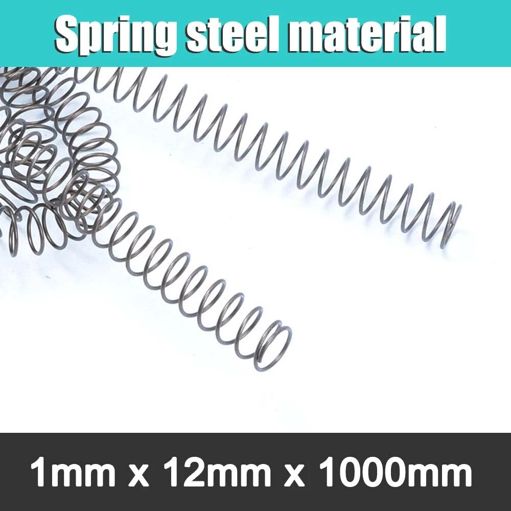 1000mm length Spring Stee Wire 0.3mm-6mm ,OD 6mm-60mm Compression Spring 1 Meter
