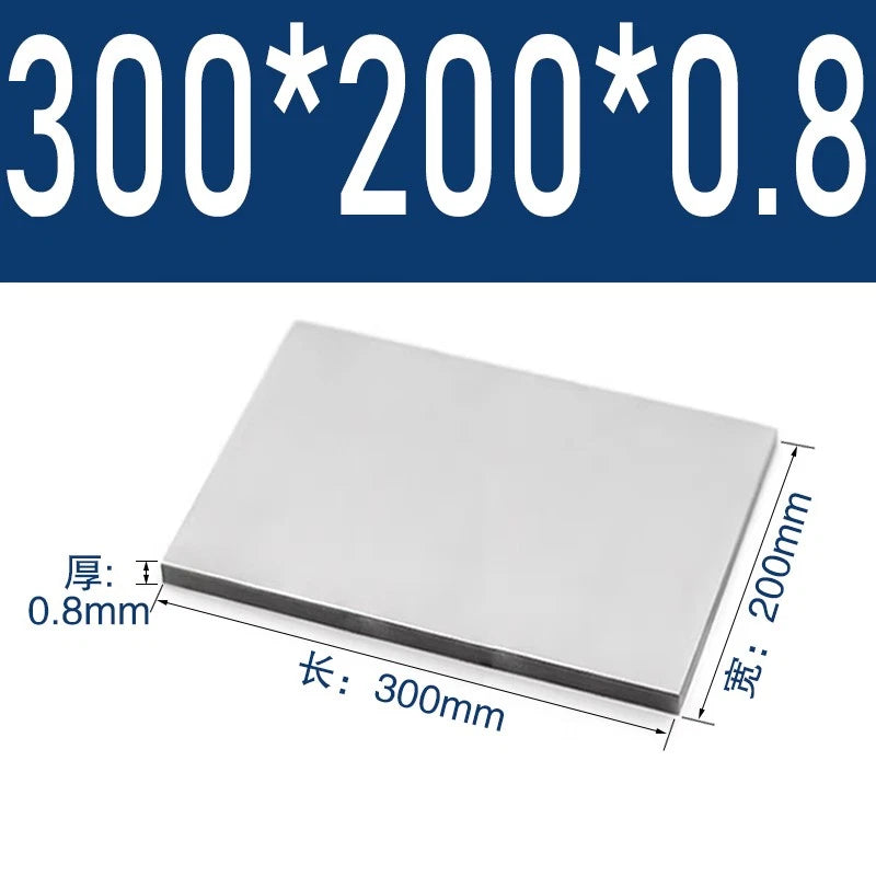 304 Stainless Steel Sheet Plate 0.3mm 0.5mm 0.8mm 1mm 2mm 3mm 4mm 5mm Thick
