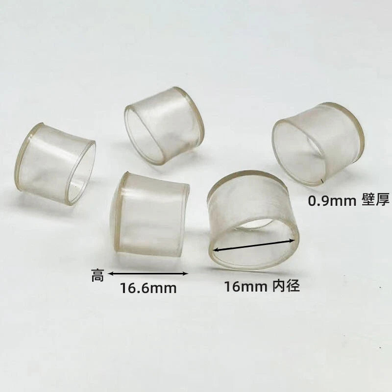 Goobetter Round PVC Rubber End Caps – 2.5mm to 19mm (Black, White, Transparent)