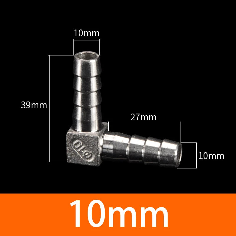 Stainless Steel T Joiner Various Piece Fuel Hose Gas Joiner Tee Connector 6-41mm