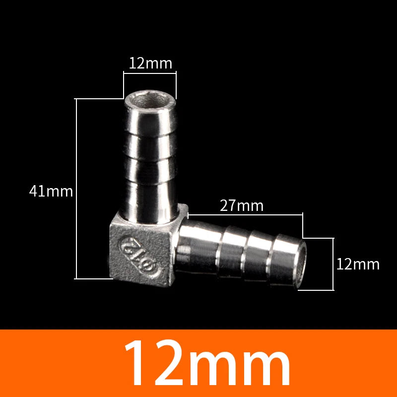 Stainless Steel T Joiner Various Piece Fuel Hose Gas Joiner Tee Connector 6-41mm