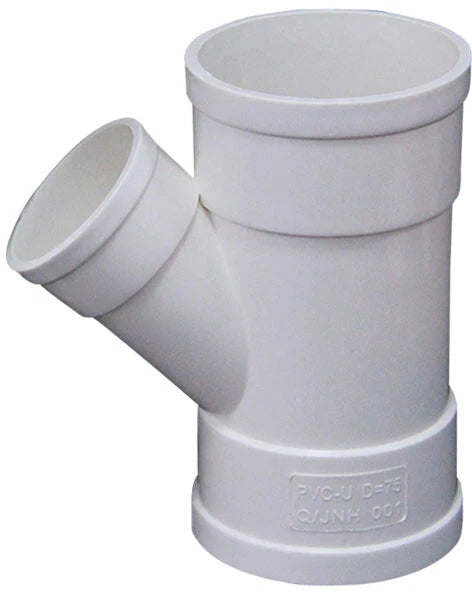 PVC Drain Pipe Connector Inspection Port Drainage Tube Fittings Reducer Adapters