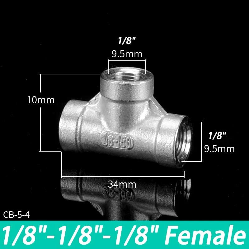 Stainless Steel BSP Pipe Fittings — Plug, Nipple, Elbow, T-Piece & More (1/8" to 4")