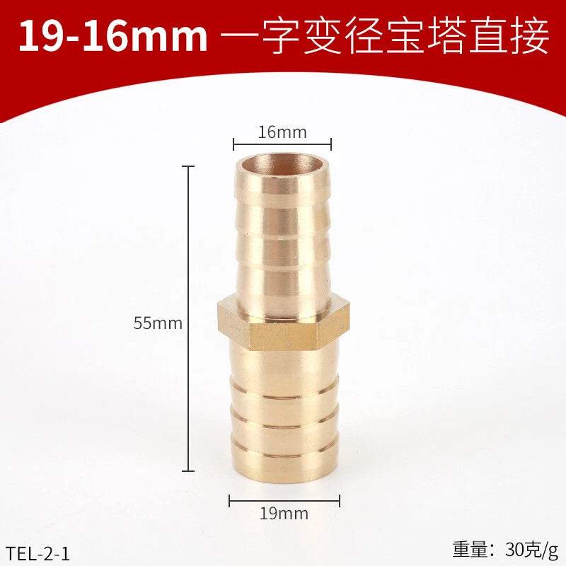 Brass Reducing Hose Fittings – Straight, L, T & Y Connectors for Gas & Air Tube