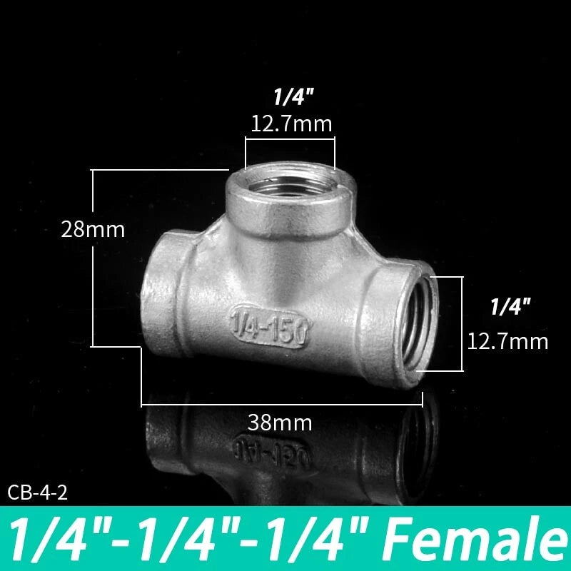 Stainless Steel BSP Pipe Fittings — Plug, Nipple, Elbow, T-Piece & More (1/8" to 4")