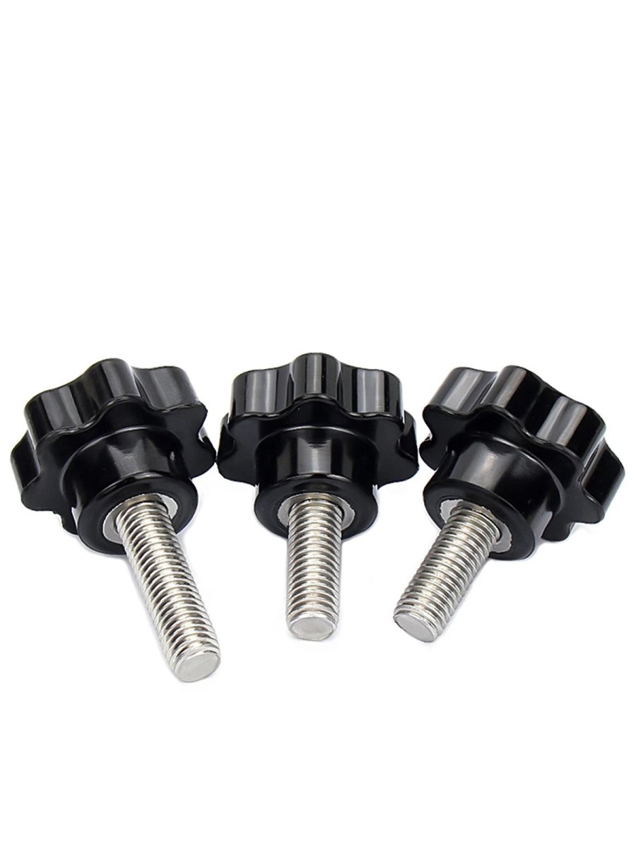 Star Bakelite Thumb Screws – Hand Clamping Knob Bolts, Stainless Steel Thread M3 to M12 - HomeDIYer