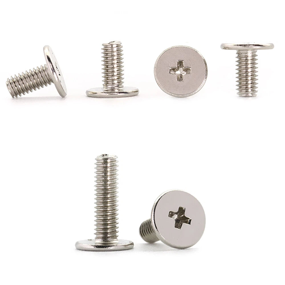 Phillips Flat Head Machine Screws – M2 M2.5 M3 M4, Nickel Plated, Laptop & Electronics Compatible