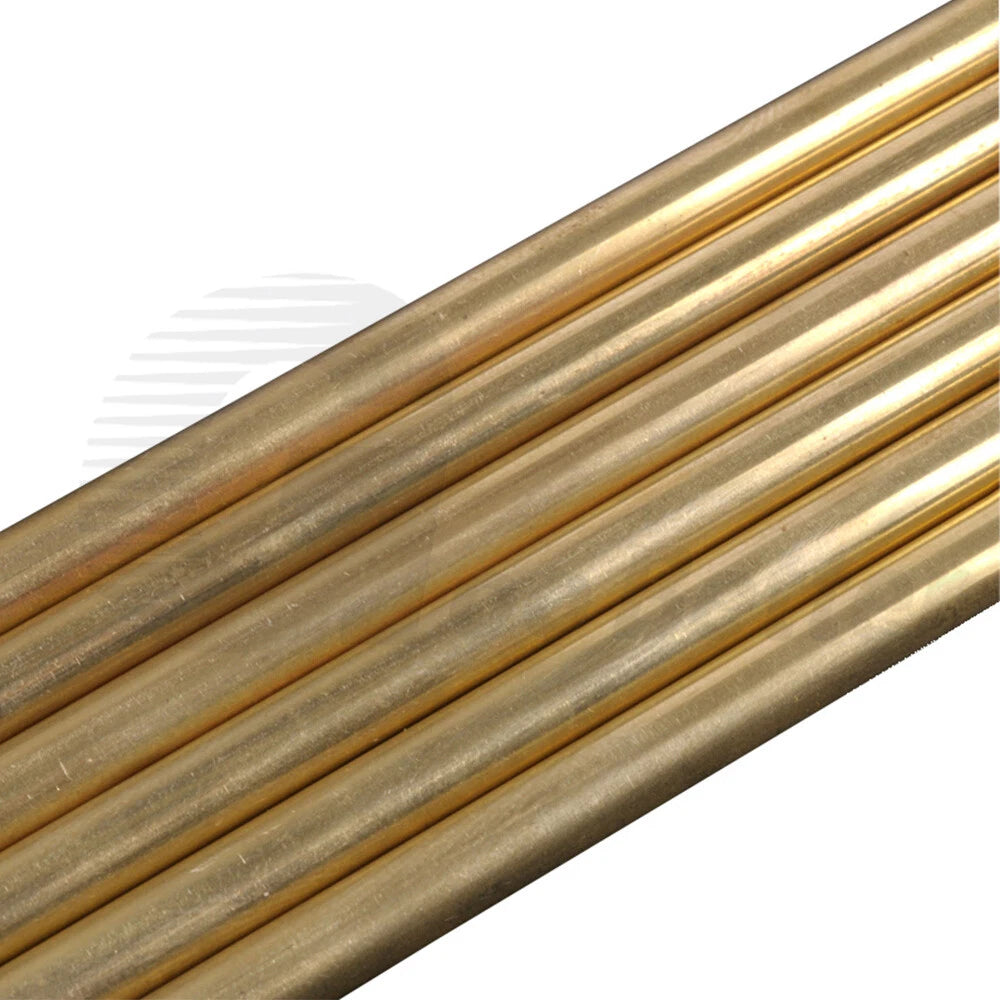 Brass Round Tube Pipe – Hollow Rod for Scale Models & DIY Crafts, OD 2–8mm