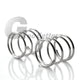 Compression Pressure Spring Wireφ 2mm Length 10~200mm Stainless Steel OD 12~18mm