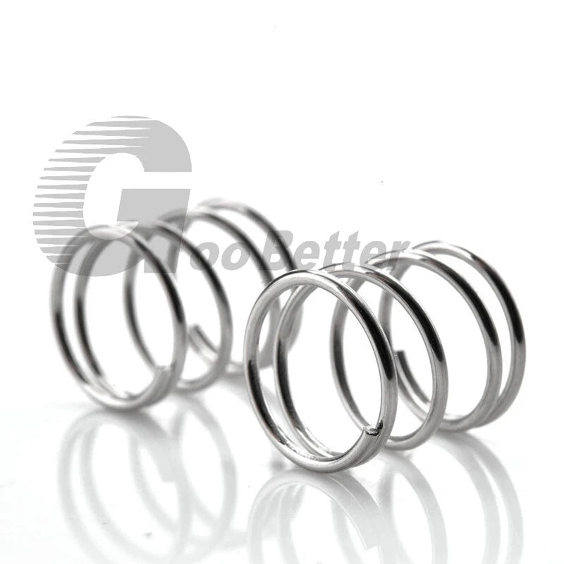Compression Pressure Spring Wireφ 2mm Length 10~200mm Stainless Steel OD 12~18mm