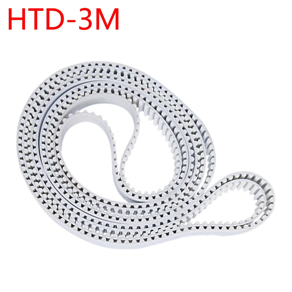 HTD 3M Closed Loop Timing Belt — PU Polyurethane, 3mm Pitch, 10mm Wide, 2208–3915mm