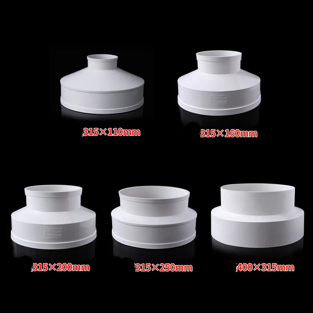 PVC Reducing Connector Offset reducer Metric Plumbing Fittings Pipe Large size!