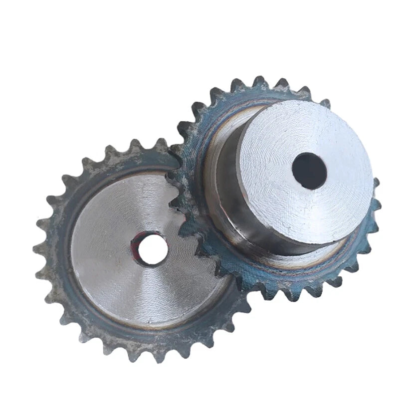 Simplex Sprocket Wheel for #25 (04C) Roller Chain, 9T-30T, Pitch 1/4" （6.35mm）