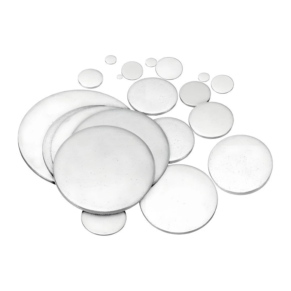 Stainless Steel Blank Disc Ø 50-350mm Laser Cut Round Sheet Plate Thick 0.5-10mm