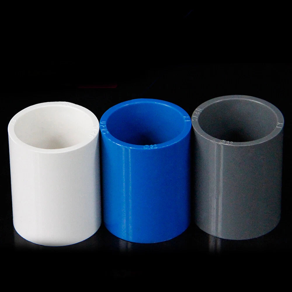 Straight Coupling PVC Metric Plumbing Fittings Pipe For Tank Pond Solvent Weld