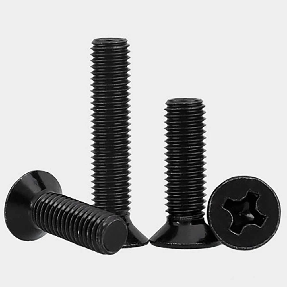 A2 Stainless Steel Phillips Flat Head Machine Screws M2 M2.5 M3 M4 M5 M6 — Countersunk Bolts