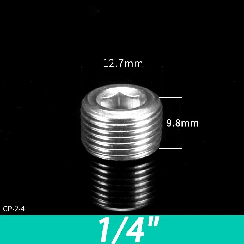 Stainless Steel BSP Pipe Fittings — Plug, Nipple, Elbow, T-Piece & More (1/8" to 4")