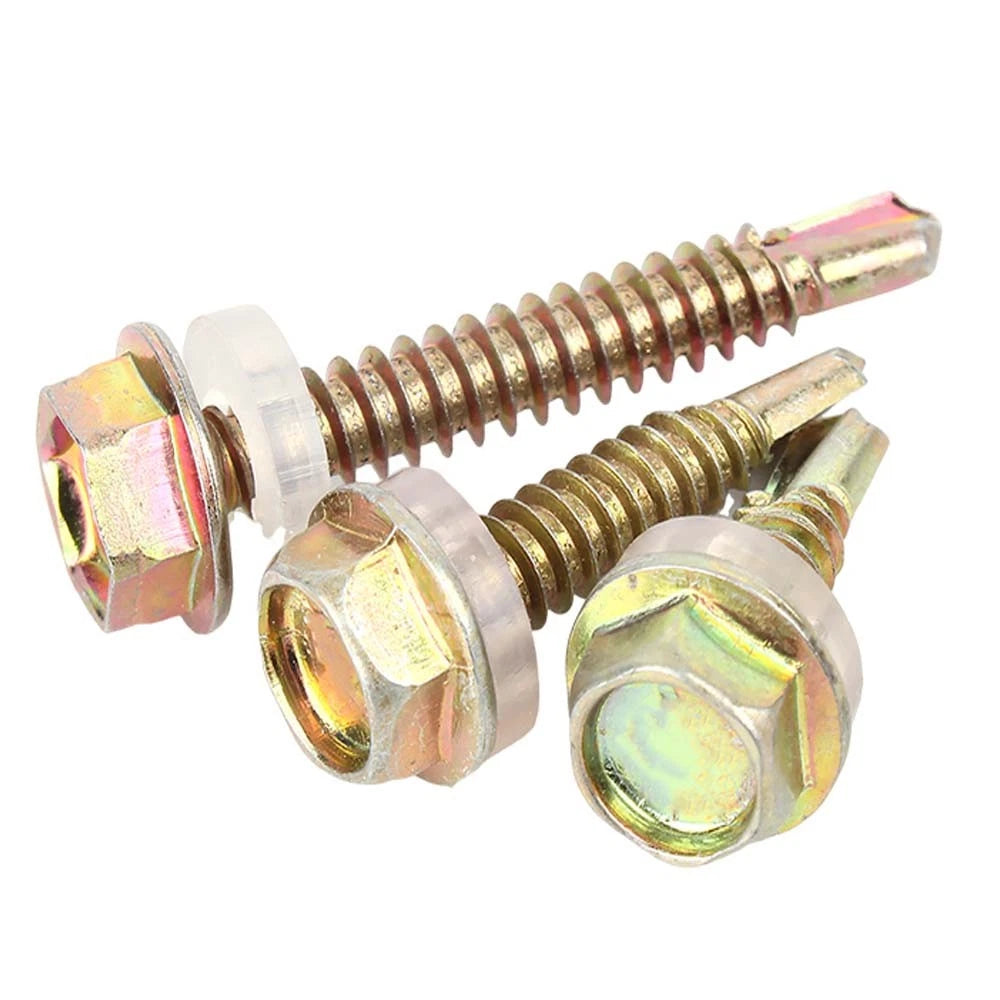 410 & A2 Stainless Hex Head Self‑Drilling Tek Screws – for Metal Roofing & Sheeting