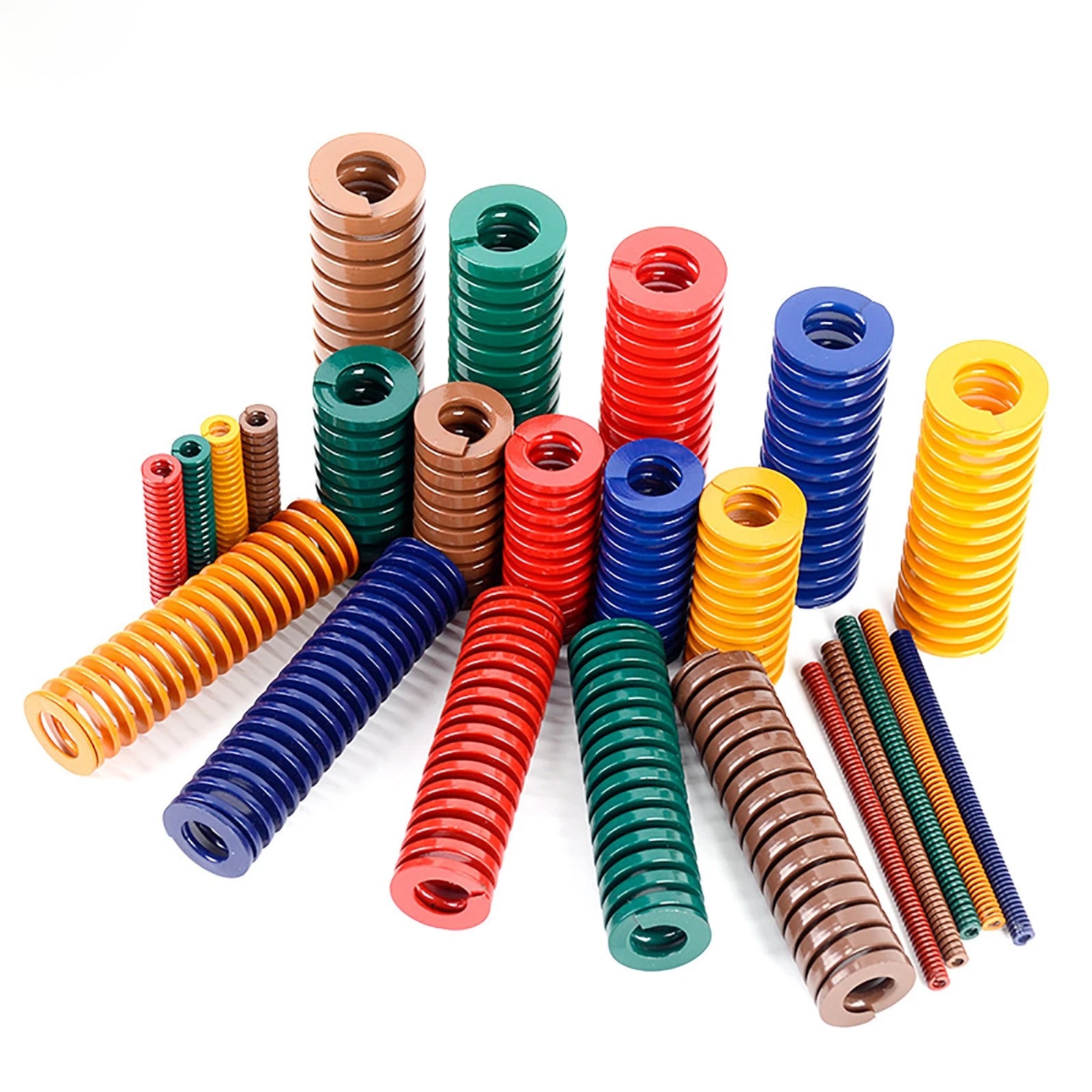 Heavy Load Duty Compression Die Spring, 8mm-18mm Diameter & Up To 55mm Long JIS