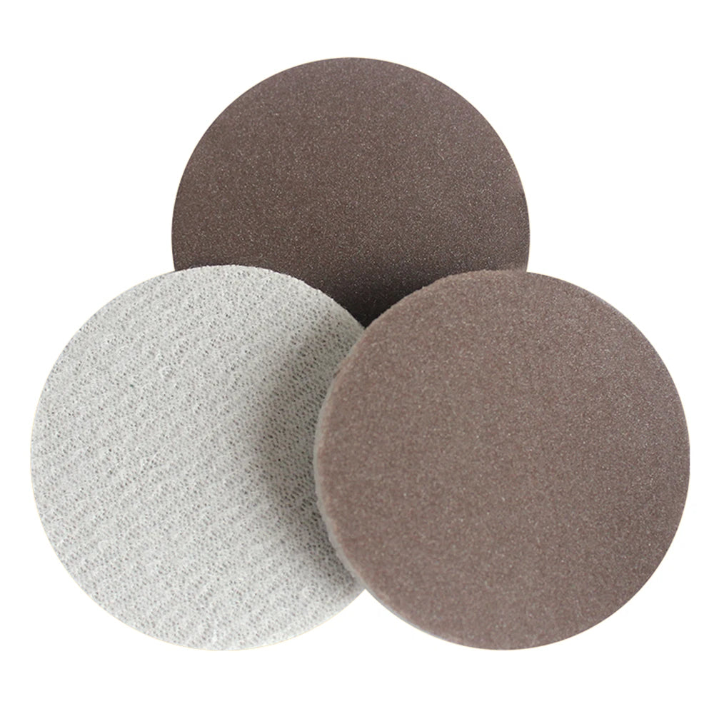 25mm-125mm Sponge Polishing Sanding Discs Hook Loop Sandpaper Red Grit 300-2000