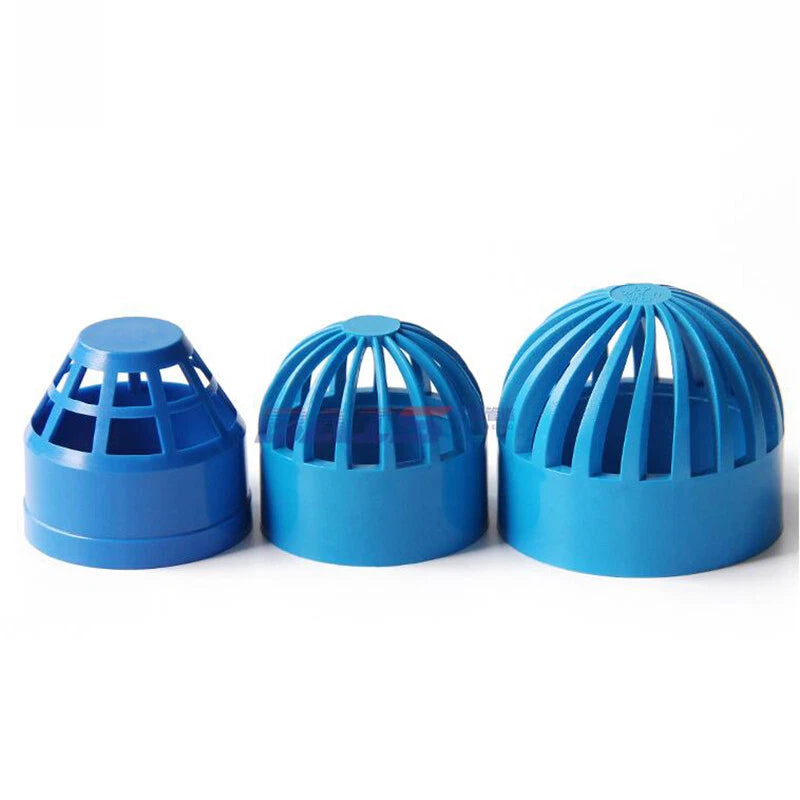 PVC Pipe Fittings Tank Drainage Pipe End Caps Water Drainage Filter For Aquarium