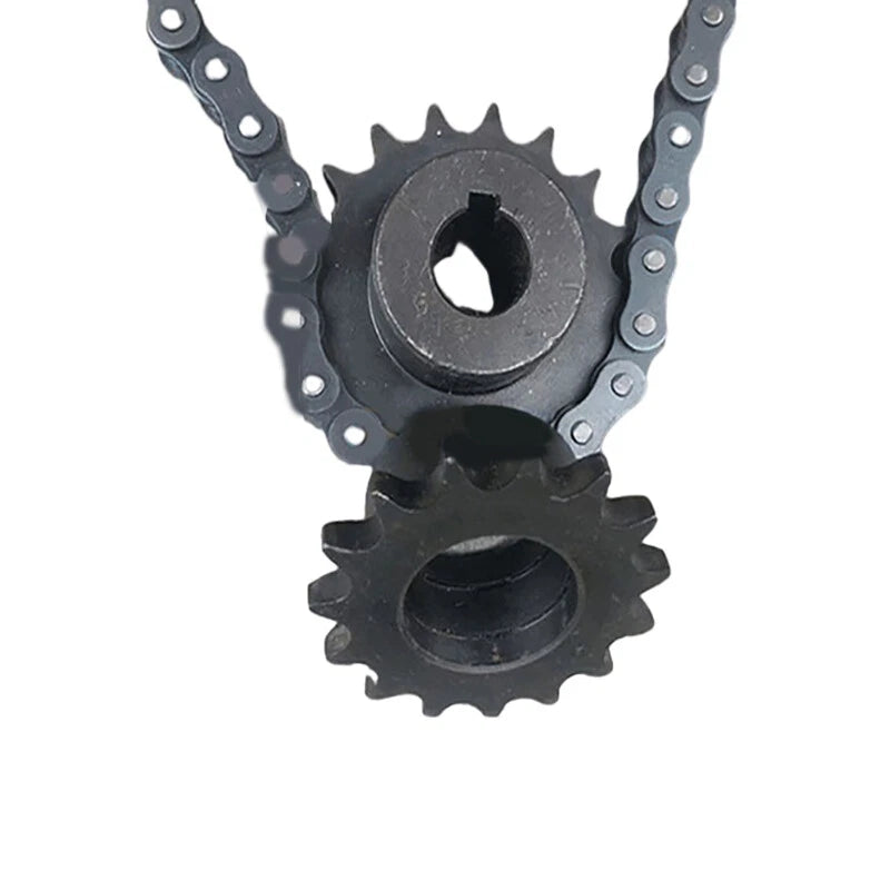 3/8" Pitch 06B Steel Pilot Bore Sprocket Simplex Roller Chain 15-17 Teeth 06B-1