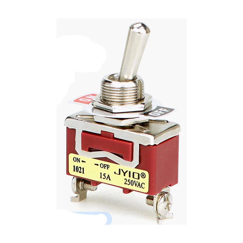 E-TEN Miniature Toggle Switch 240V – ON/OFF/ON SPDT 3-Position for Boat, Car & Model