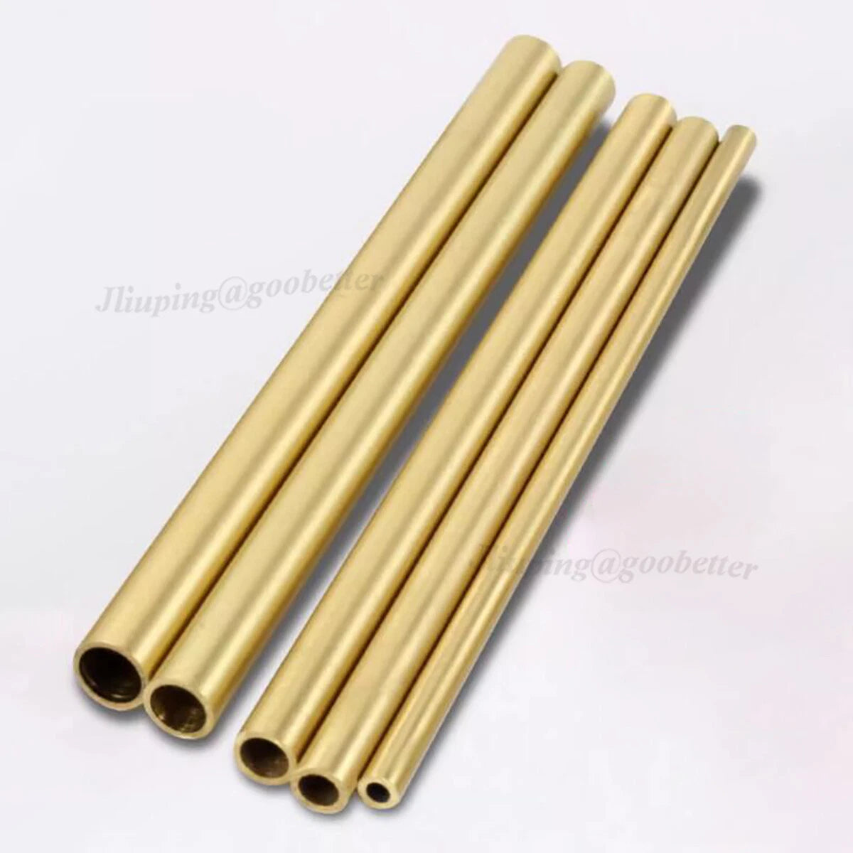 Brass Round Tube Hollow Pipe OD 1.5–25mm | Wall 0.5mm | 500mm Length