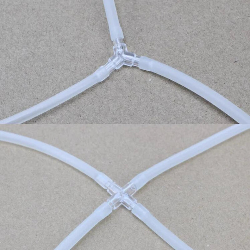 Plastic Barbed Hose Fittings — T, Y, Cross, Elbow & Straight Connectors for Aquarium & Irrigation