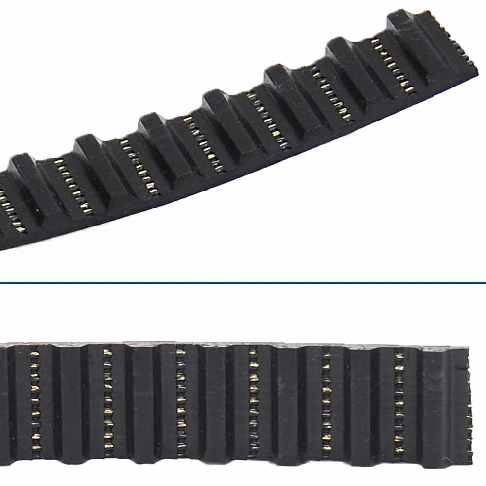 Open Timing Belt — 2GT / HTD-3M / HTD-5M / HTD-8M / STPD-S2M / XL, 6–40mm Wide, Cut to Length