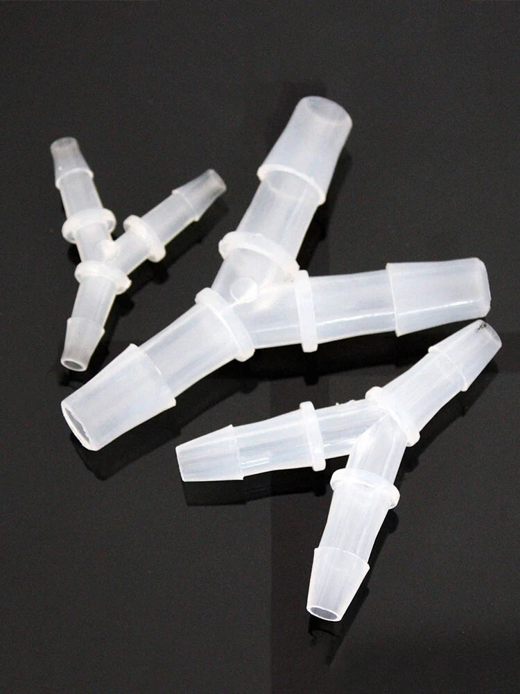 3-Way Y Type Tube Hose Pipe Joint Plastic Tube Connector Barbed 2.4mm~19.5mm