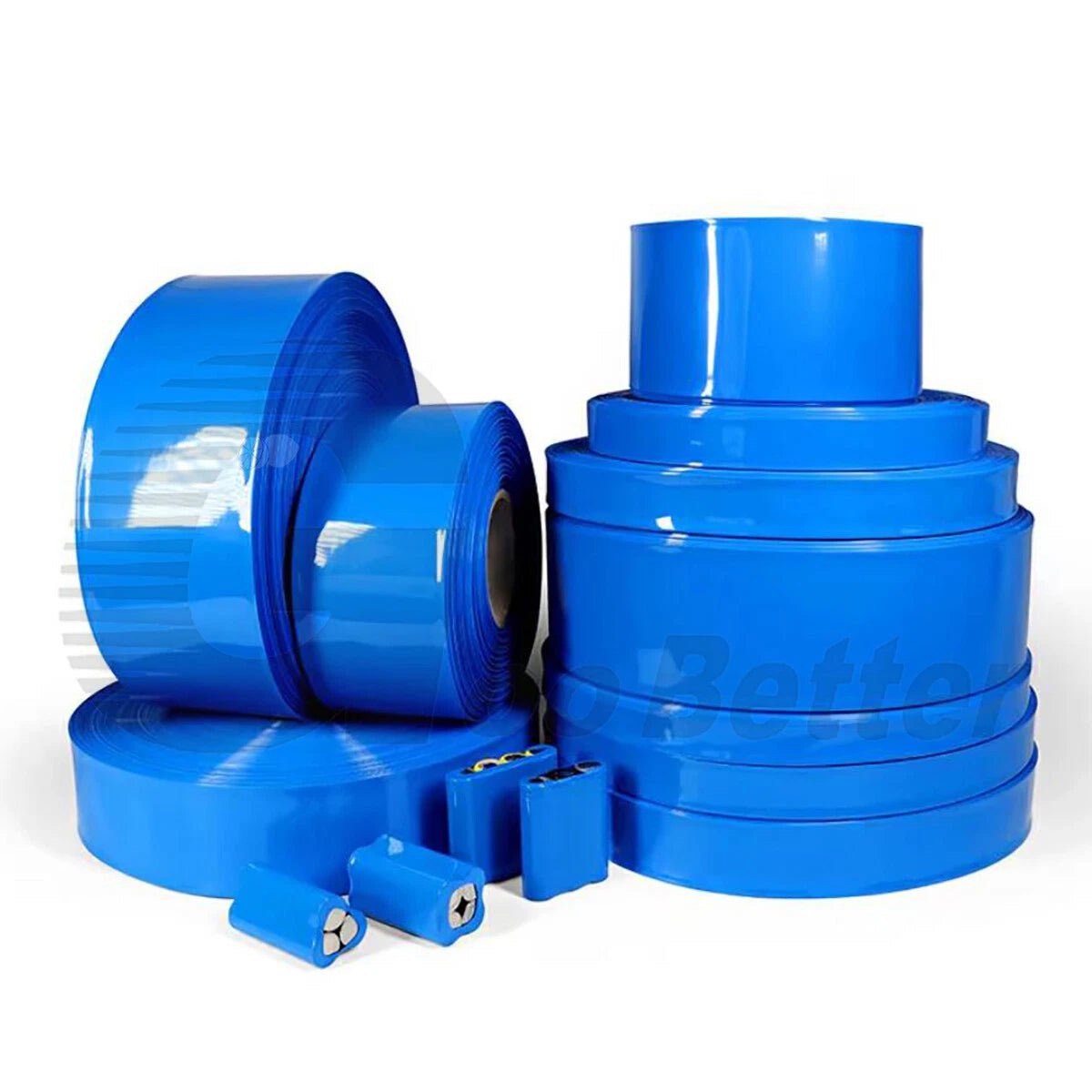 Blue PVC Heat Shrink Tubing for RC Battery Packs — 7mm to 95mm, LiPO / NiMH / NiCd - HomeDIYer