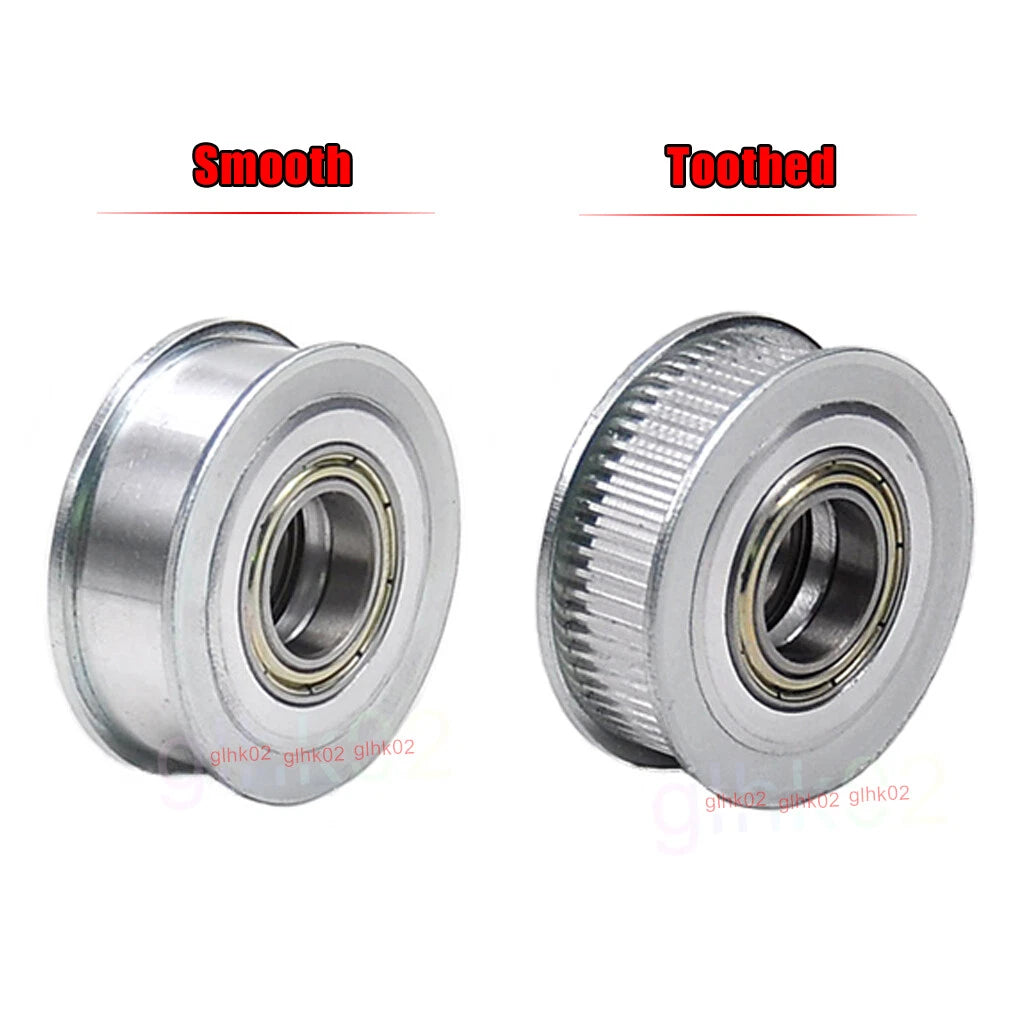GT2 6 10mm Timing Belt Idler Pulleys 16-60 Teeth 3-15mm Bore For 3D Printer CNC