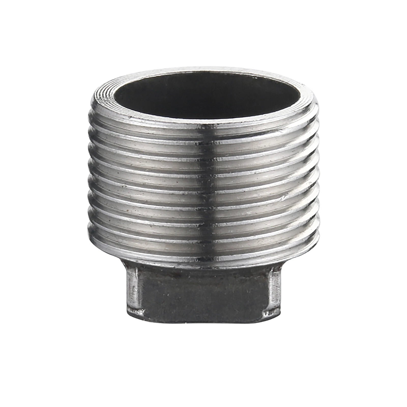 Stainless Steel Pipe End Cap & Plug Fittings — 1/2", 3/4", 1" NPT