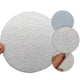 Dry 25/50/75/100/125/150 mm White Sanding Discs Hook Loop Sandpaper Grit 60-1200