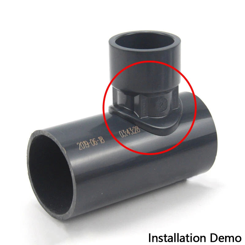 UPVC Saddle Joint Saddle Connector Arc Substitute Tee Water Fittings Multi Size