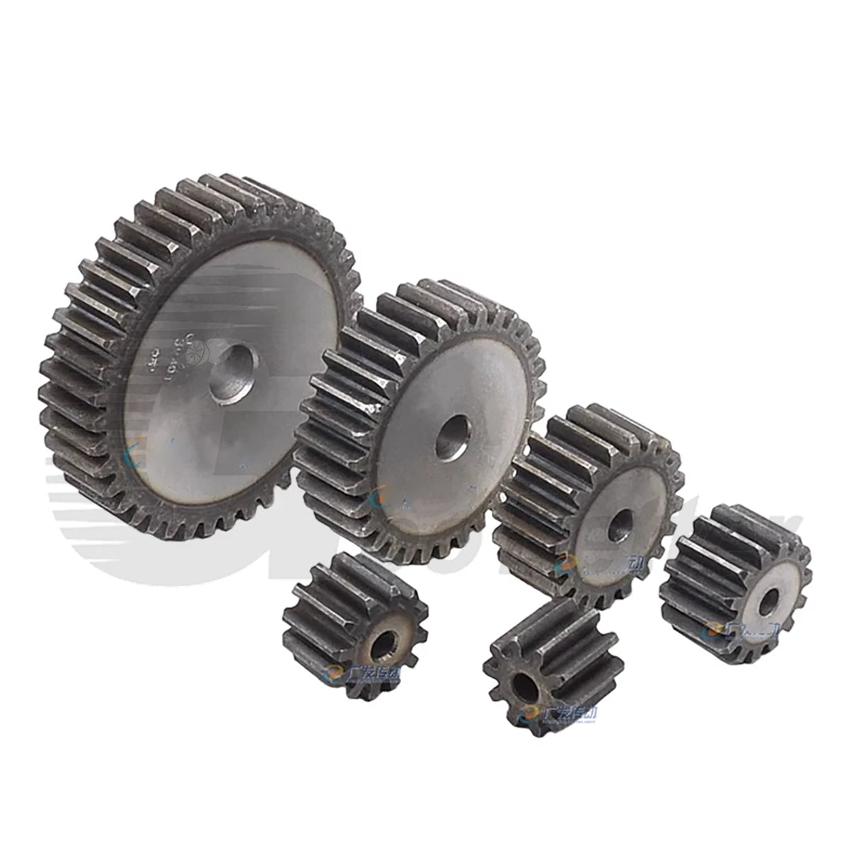 Module 1.5 Spur Gear 10T-120T Teeth Flat Gear Motor Transmission Gear 45# Steel