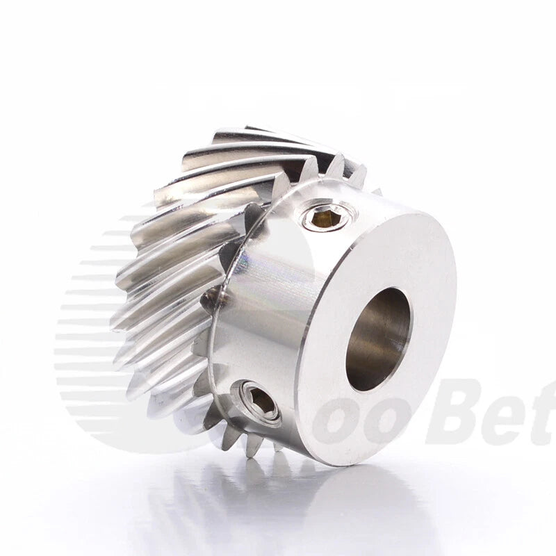 Helical Gear Module 1 1.5 Stainless Steel 45° Left-hand 10-20 Tooth Motor Pinion